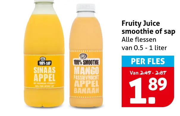 Fruity Juice smoothie of sap