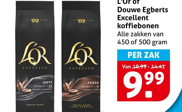 L'Or of Douwe Egberts Excellent koffiebonen