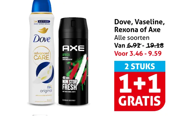Dove, Vaseline, Rexona of Axe