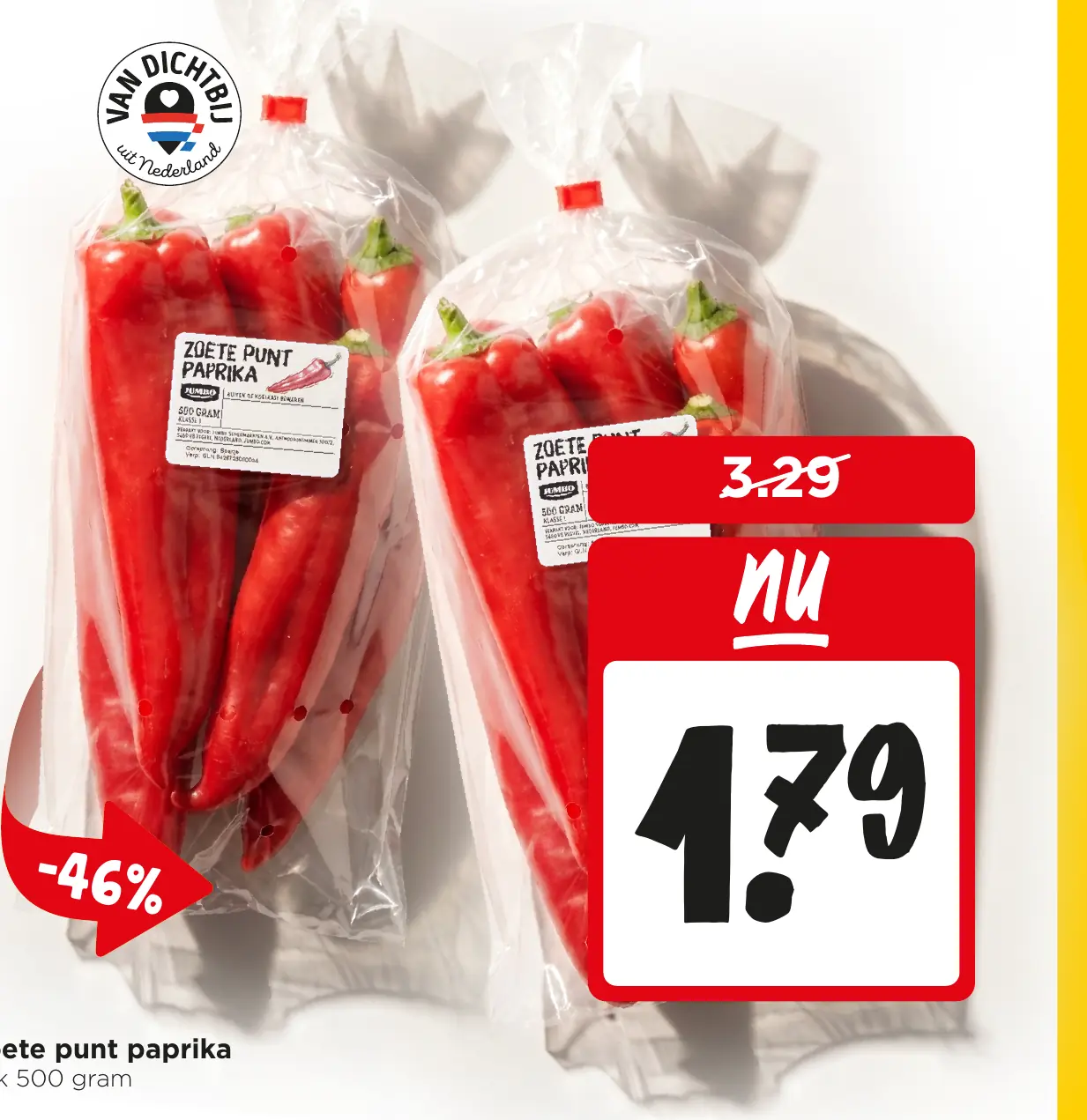 Zoete punt paprika