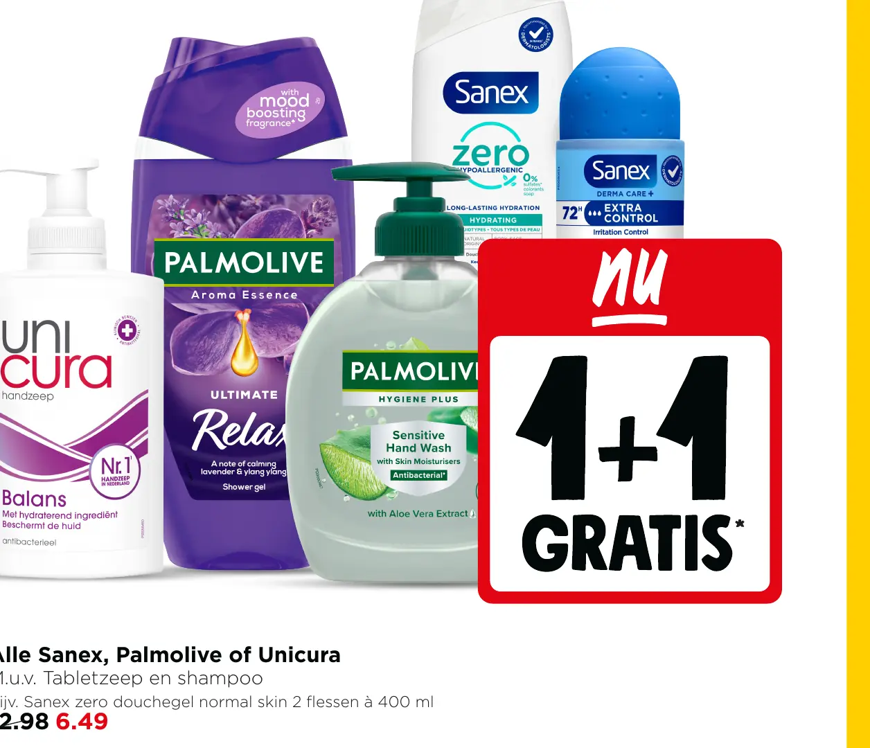 Alle Sanex, Palmolive of Unicura