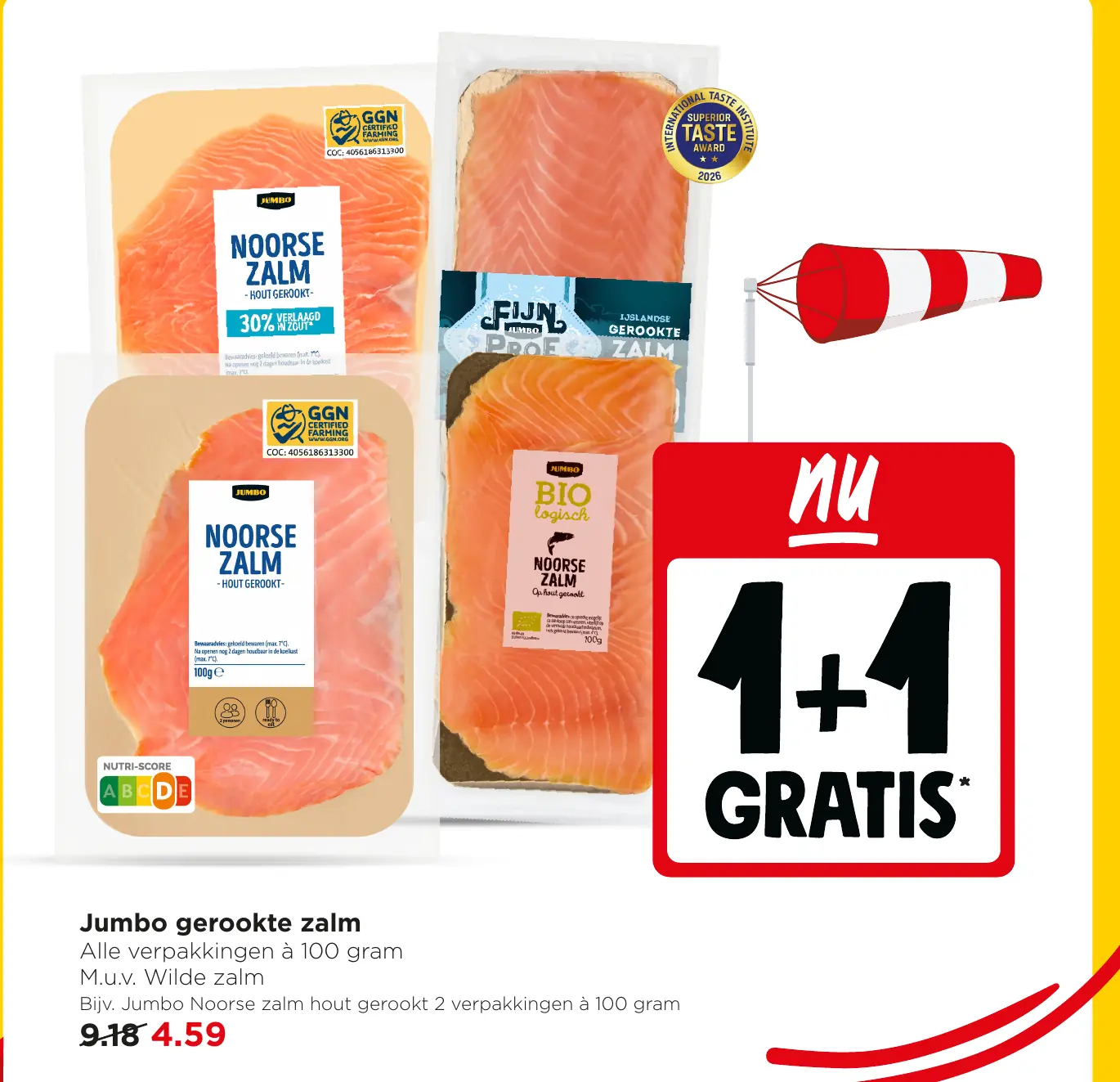 aanbieding gerookte zalm