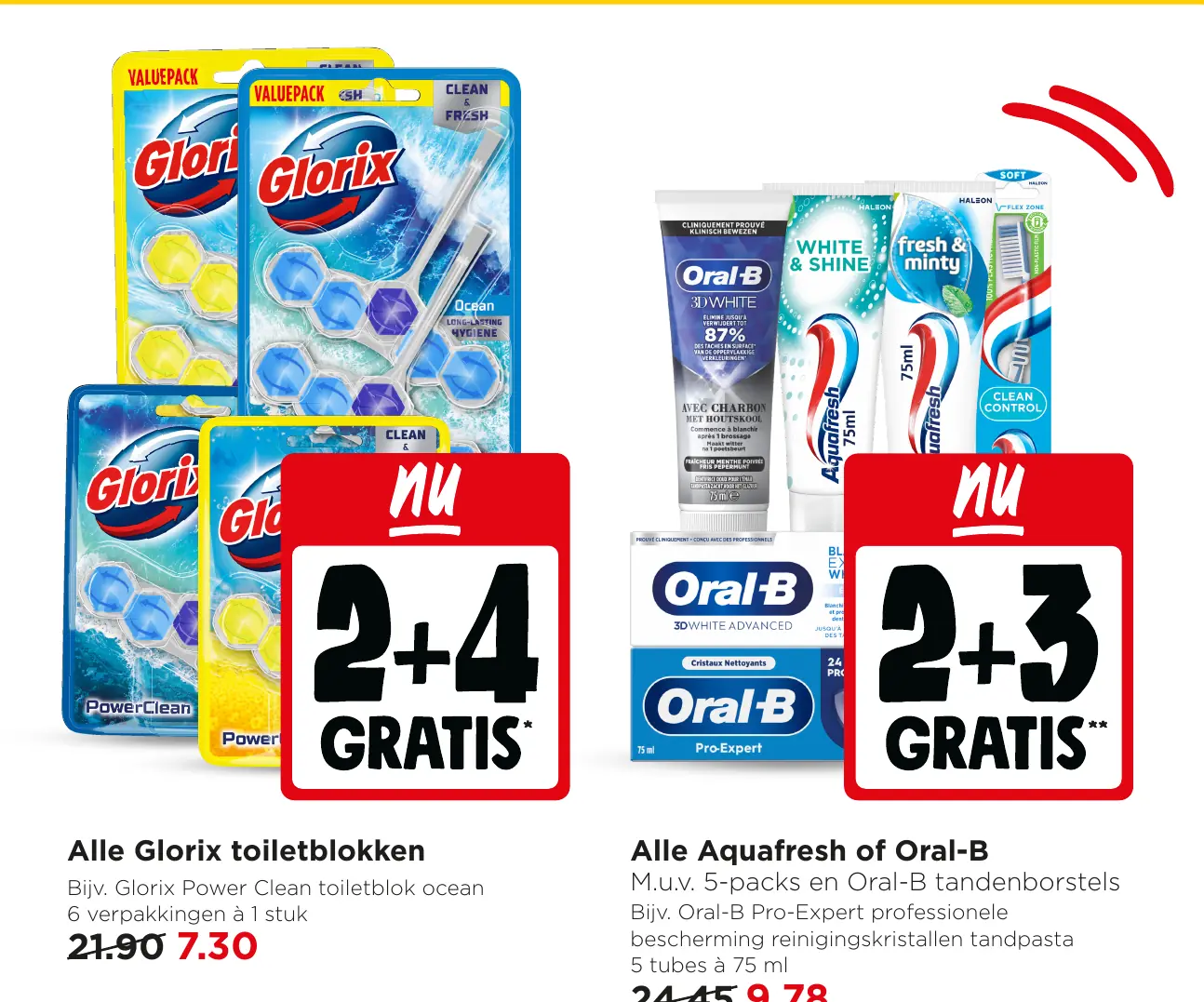 alle Glorix toiletblokken