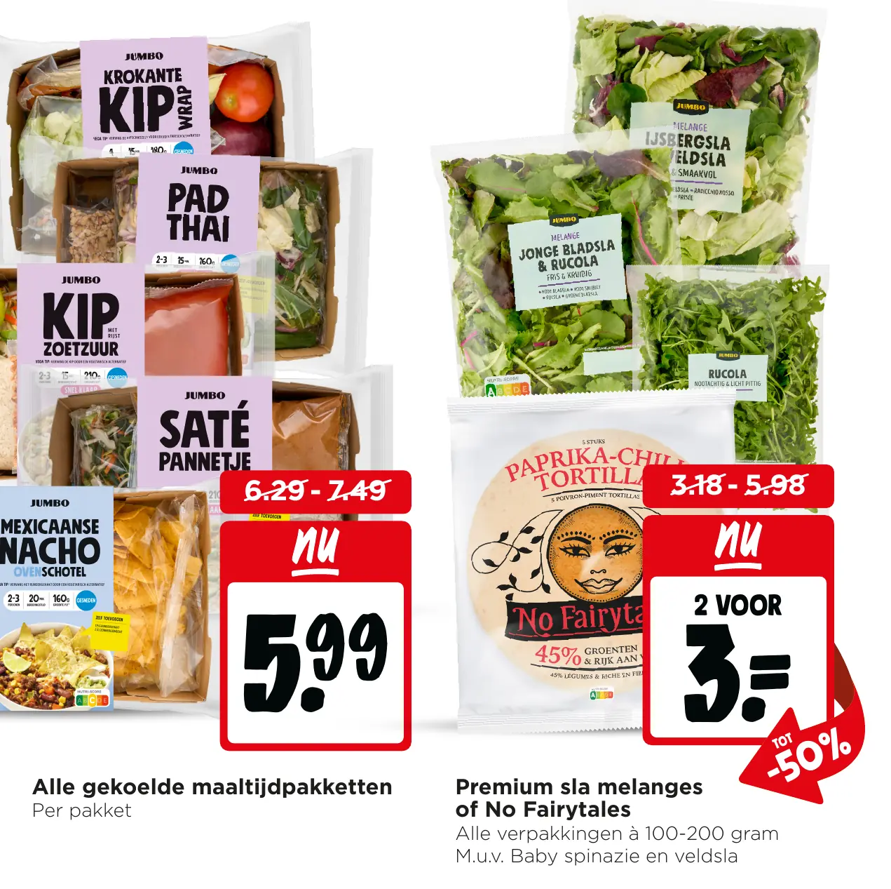 Alle gekoelde maaltijdpakketten