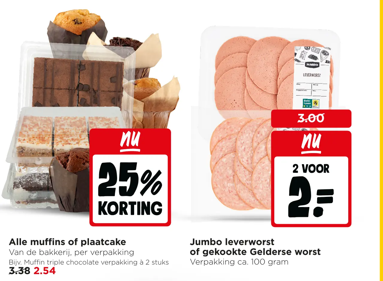Alle muffins of plaatcake