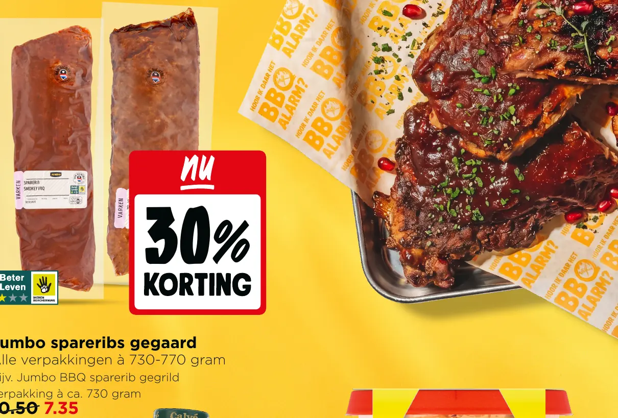 Jumbo spareribs gegaard