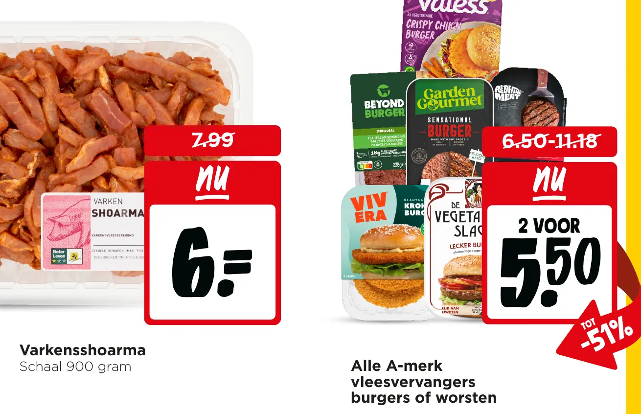 Varkensshoarma — 2 voor €4.99