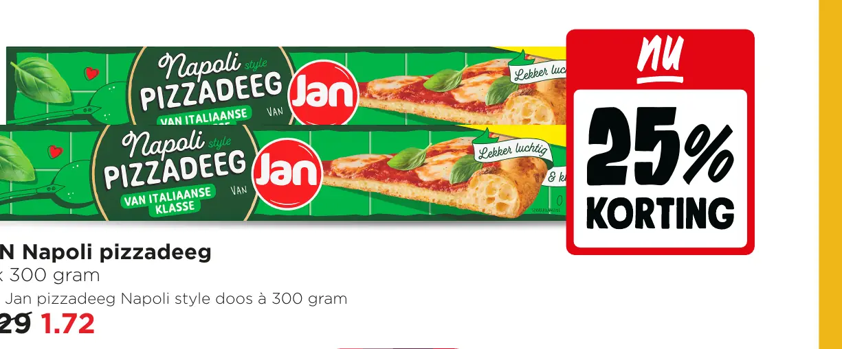 JAN Napoli pizzadeeg
