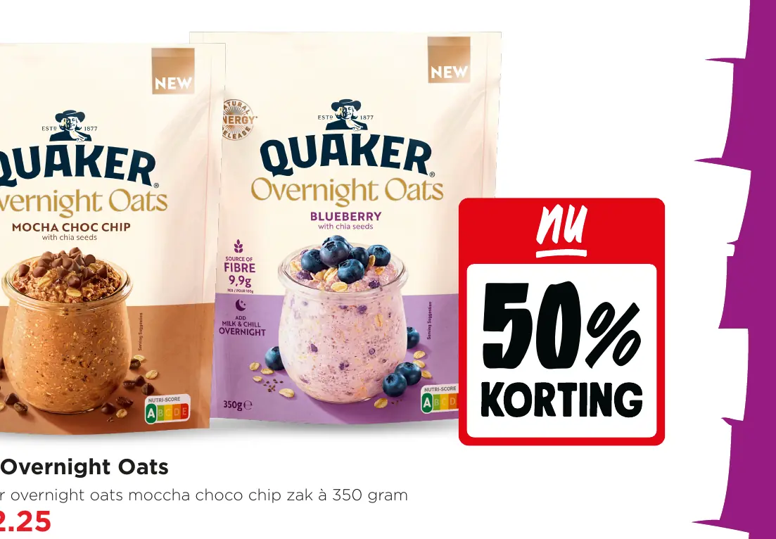 Quaker overnight oats