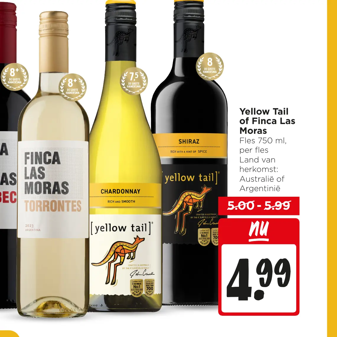 Yellow tail of Finca las Moras