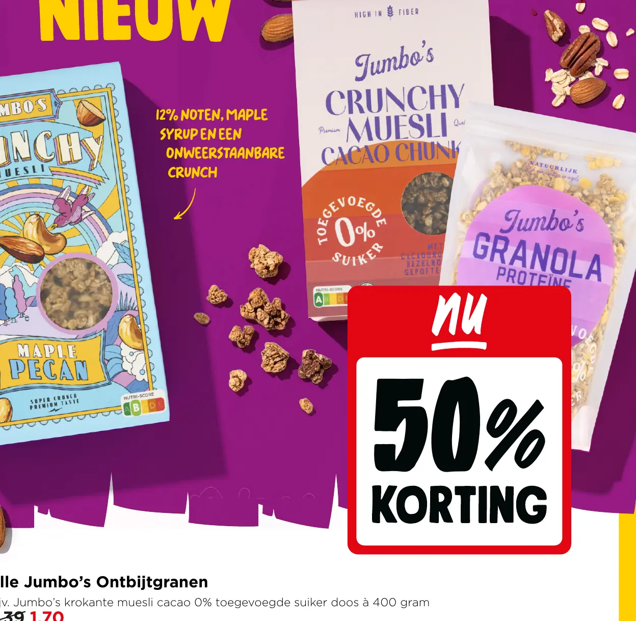 Alle Jumbo's Ontbijtgranen