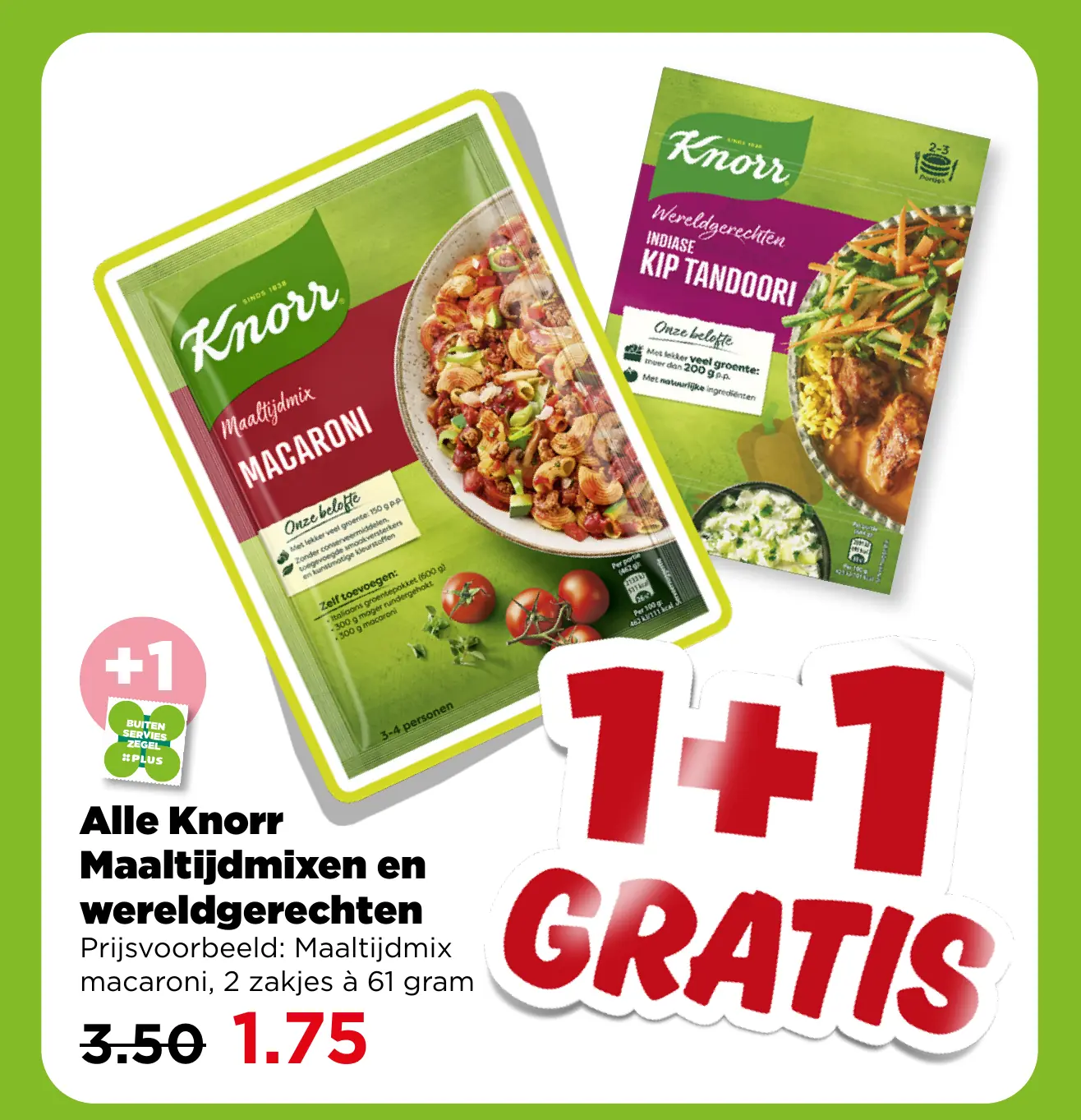 Alle Knorr Maaltijdmixen en wereldgerechten