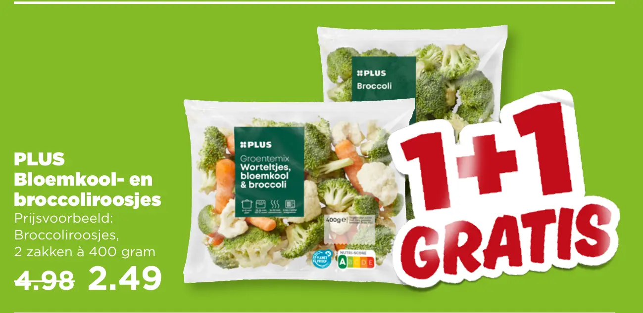 PLUS Bloemkool- en broccoliroosjes
