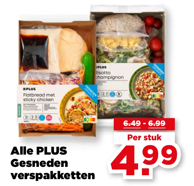 Alle PLUS Gesneden verspakketten