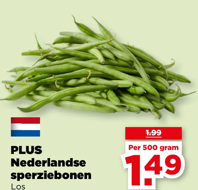 PLUS Nederlandse Sperziebonen