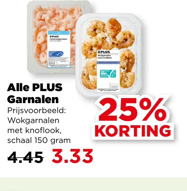Alle PLUS Garnalen