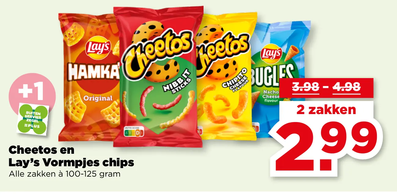 Cheetos en Lay's Vormpjes chips