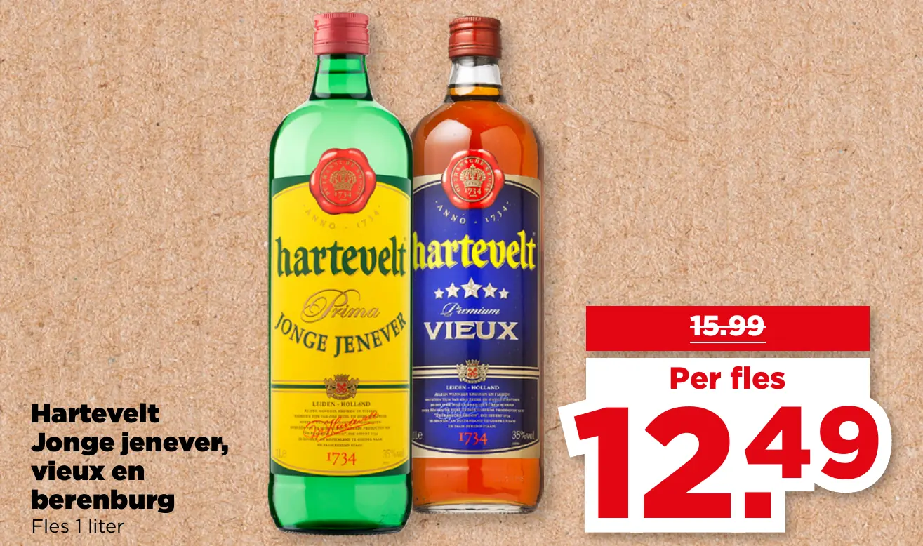 Hartevelt Jonge jenever vieux en berenburg