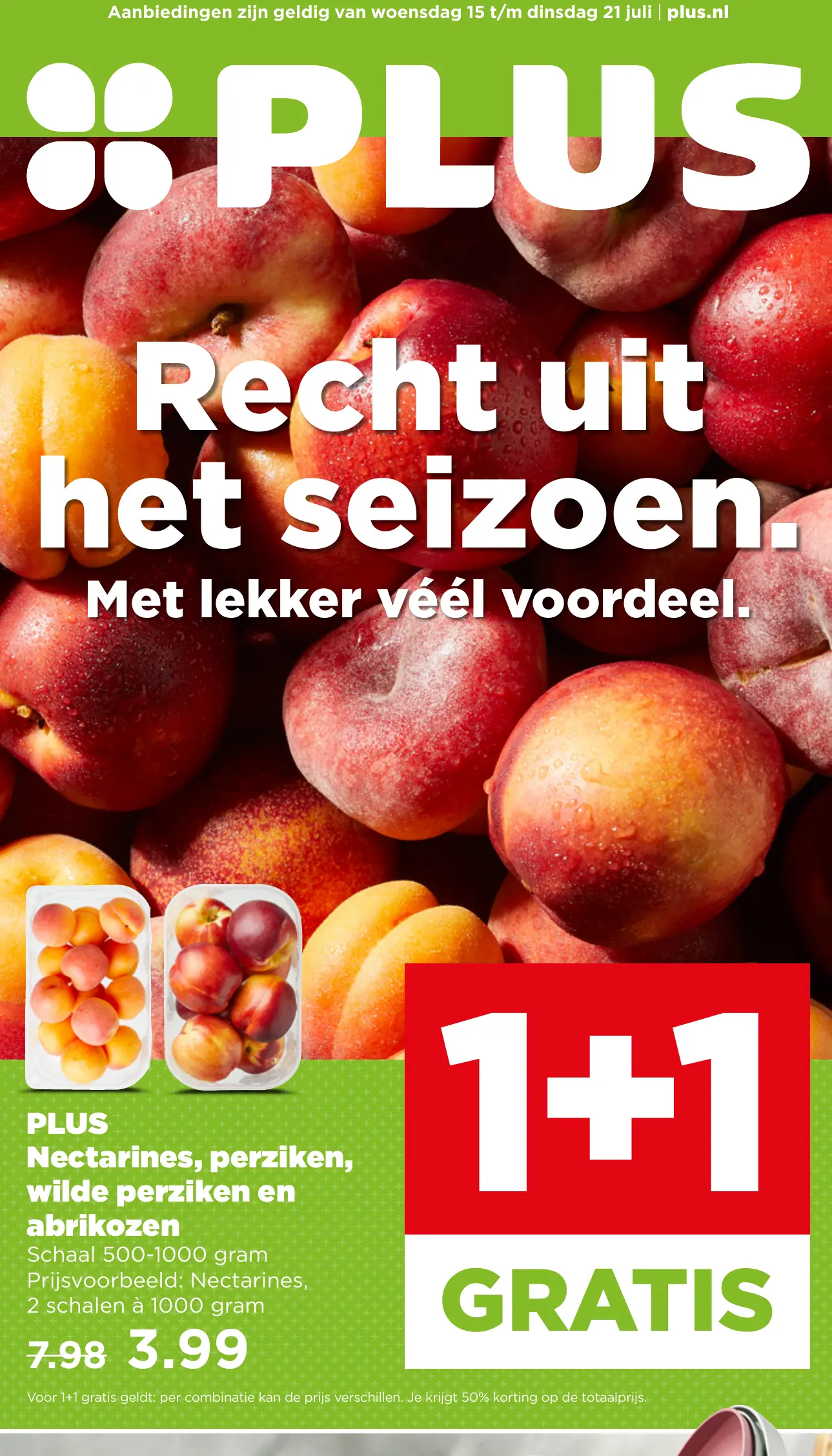 PLUS Nectarines perziken wilde perziken en abrikozen
