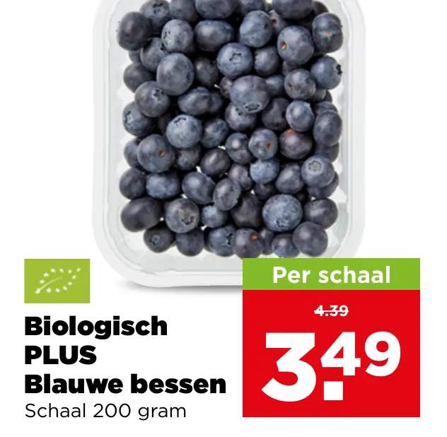 Biologisch PLUS Blauwe bessen