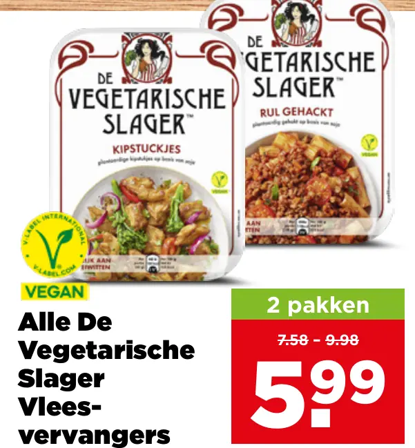 Alle De Vegetarische Slager Vleesvervangers