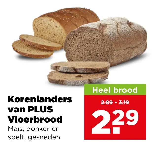 Korenlanders van PLUS Vloerbrood