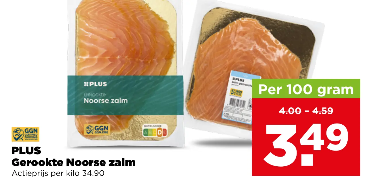 PLUS Gerookte Noorse zalm