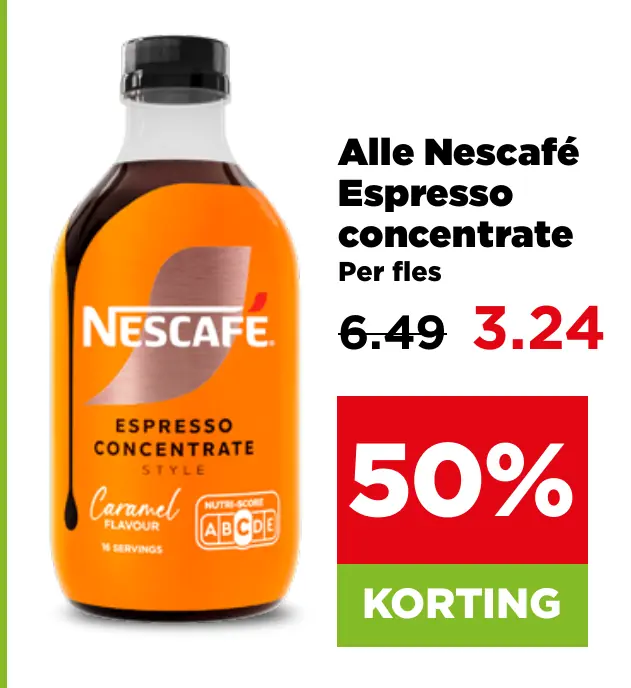 Alle Nescafé Espresso concentrate