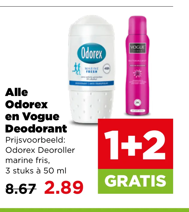 Alle Odorex en Vogue Deodorant