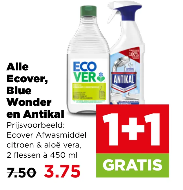 Alle Ecover Blue Wonder en Antikal