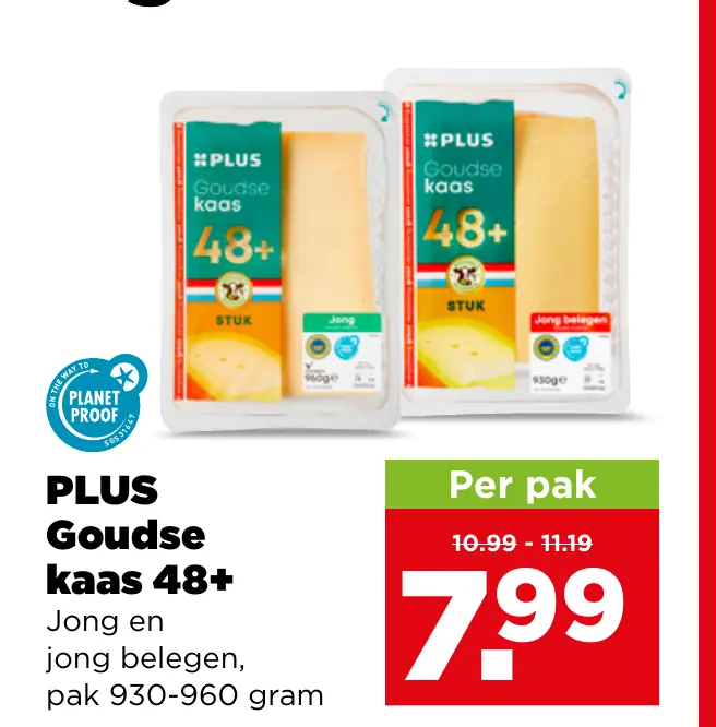 PLUS Goudse kaas 48+
