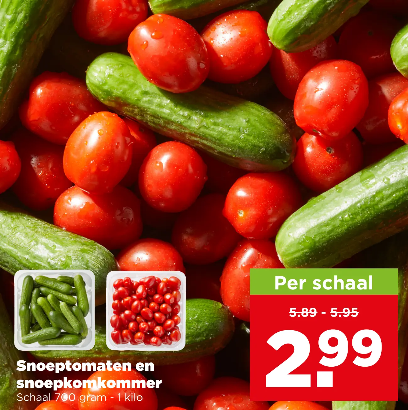 Snoeptomaten en snoepkomkommers