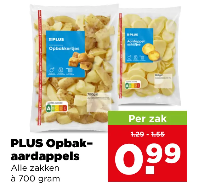 PLUS Opbakaardappels