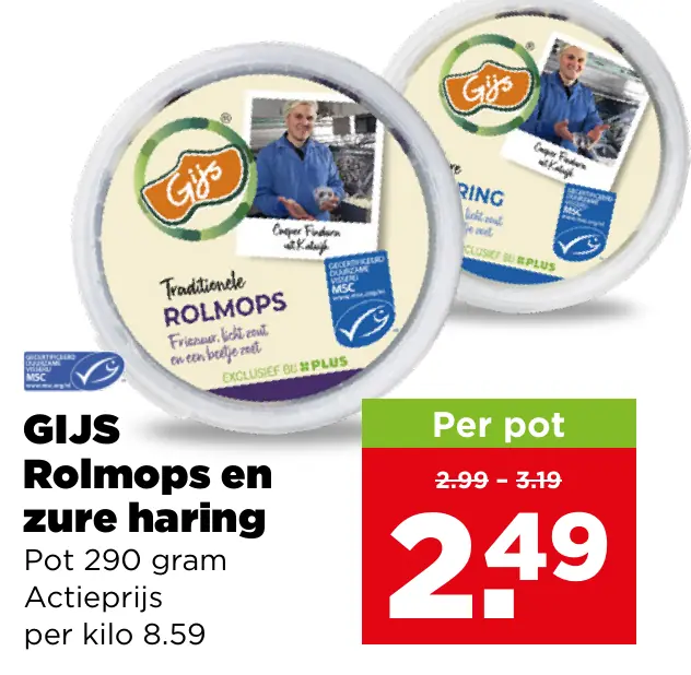 Gijs Rolmops en zure haring