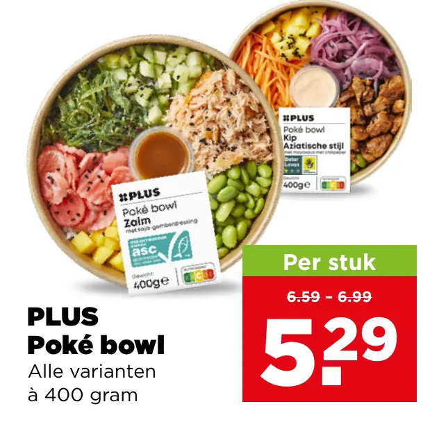 PLUS Poké bowl