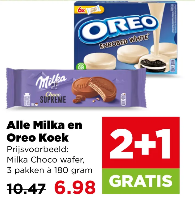 Alle Milka en Oreo Koek