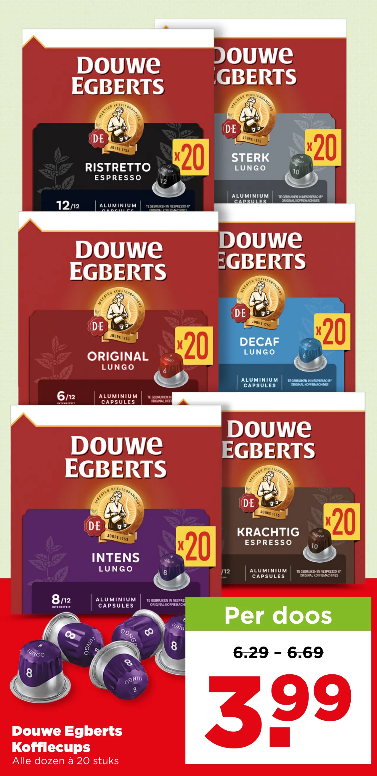 Douwe Egberts Koffiecups