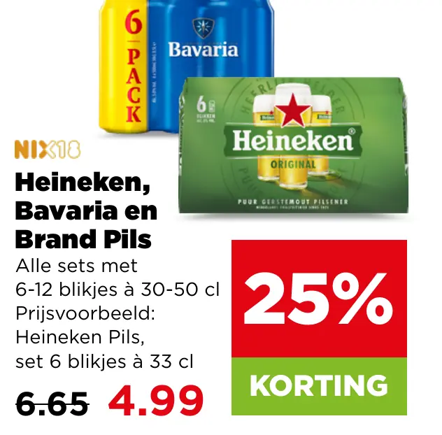 Heineken, Bavaria en Brand Pils