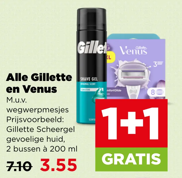 Alle Gillette en Venus