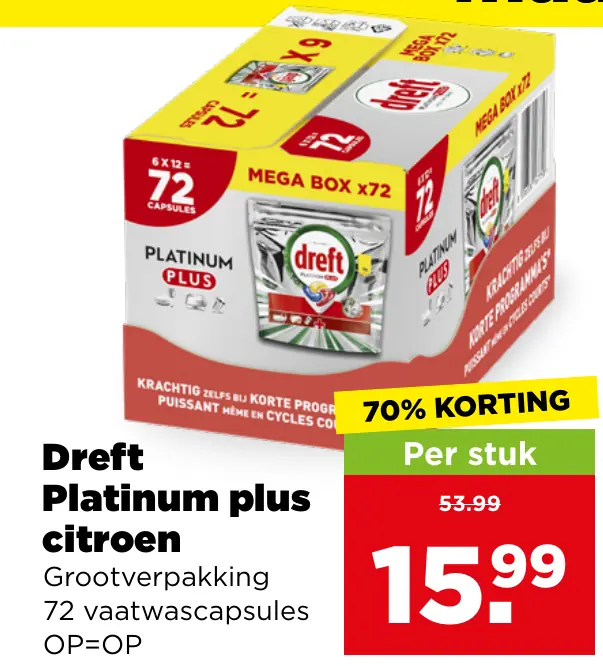 Dreft Platinum plus citroen