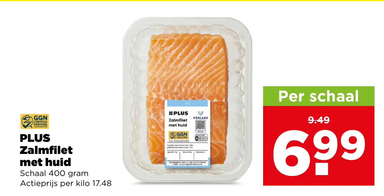 PLUS Zalmfilet met huid