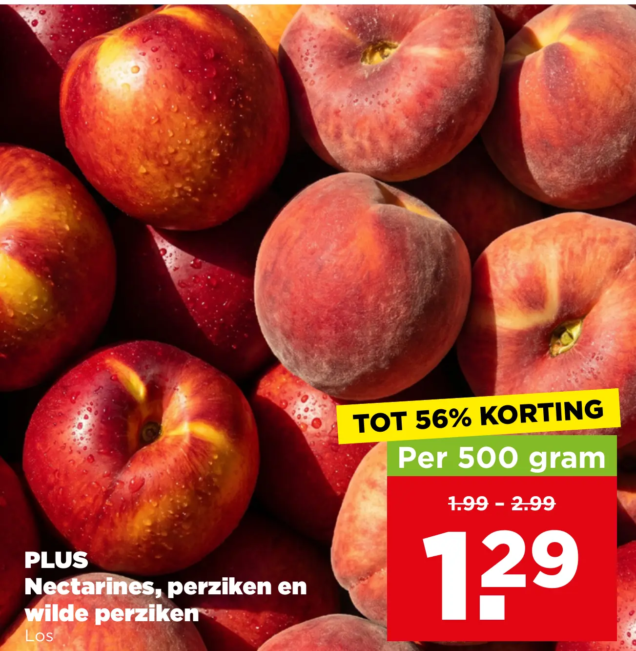 PLUS Nectarines perziken en wilde perziken