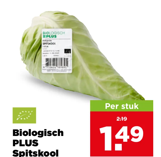 Biologisch PLUS Spitskool