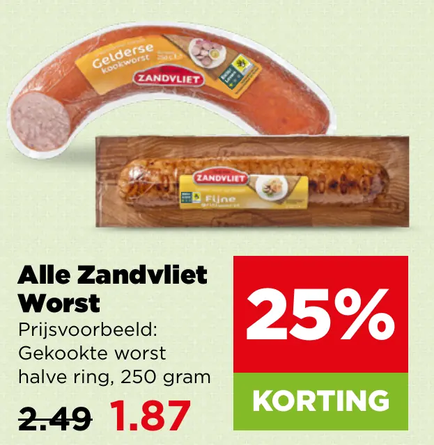 Alle Zandvliet Worst