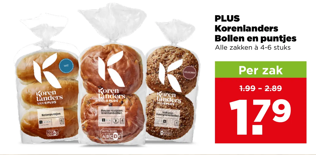 Korenlanders van PLUS Bollen en puntjes