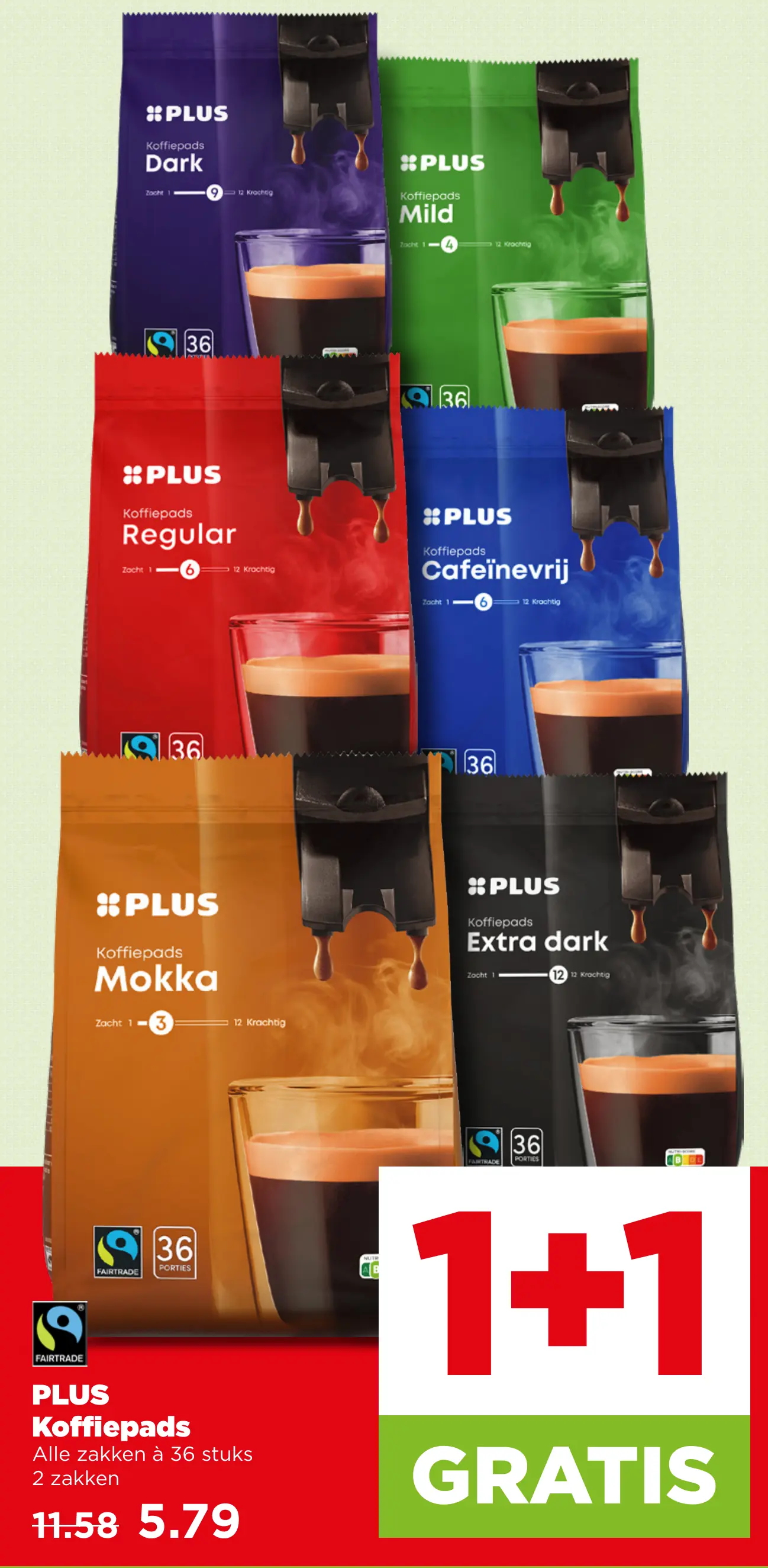 PLUS Koffiepads