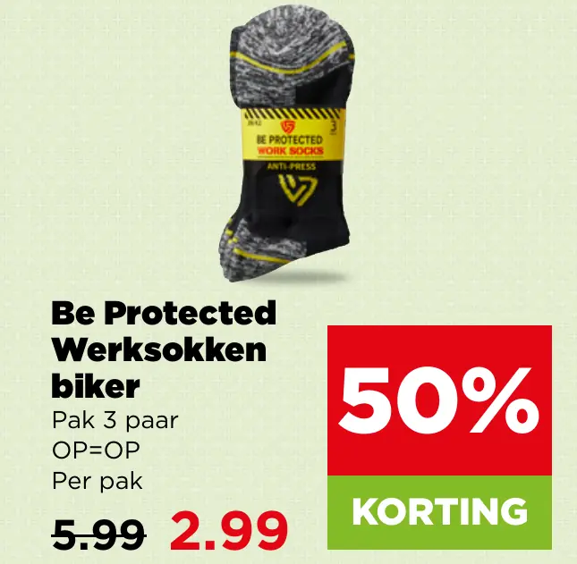 Be Protected Werksokken biker