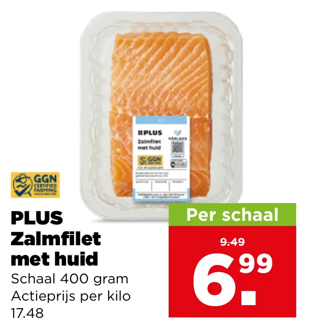 PLUS Zalmfilet met huid
