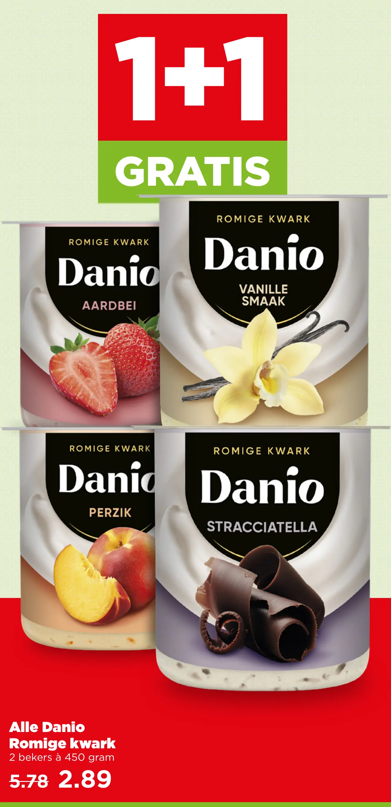 Alle Danio Romige kwark