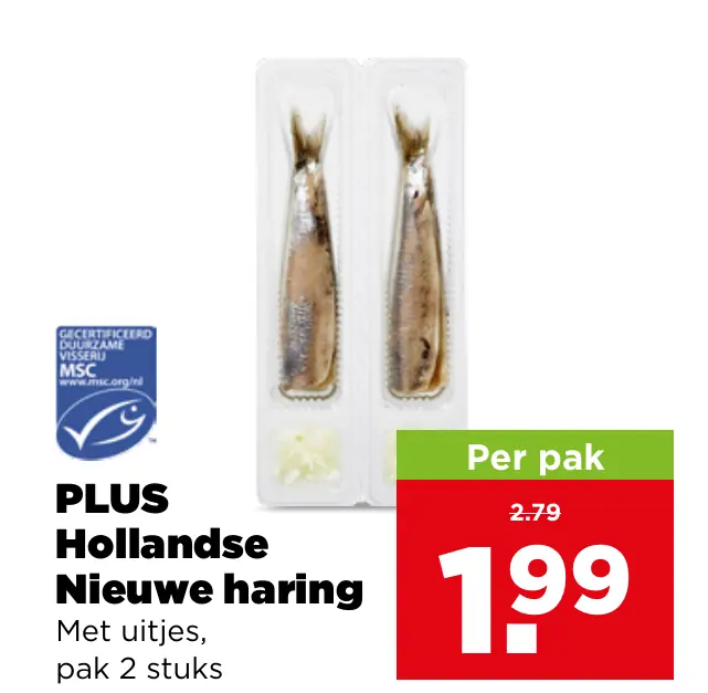 PLUS Hollandse Nieuwe haring